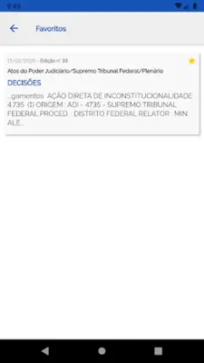 Diário Oficial da União android App screenshot 1