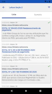 Diário Oficial da União android App screenshot 3