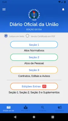 Diário Oficial da União android App screenshot 7